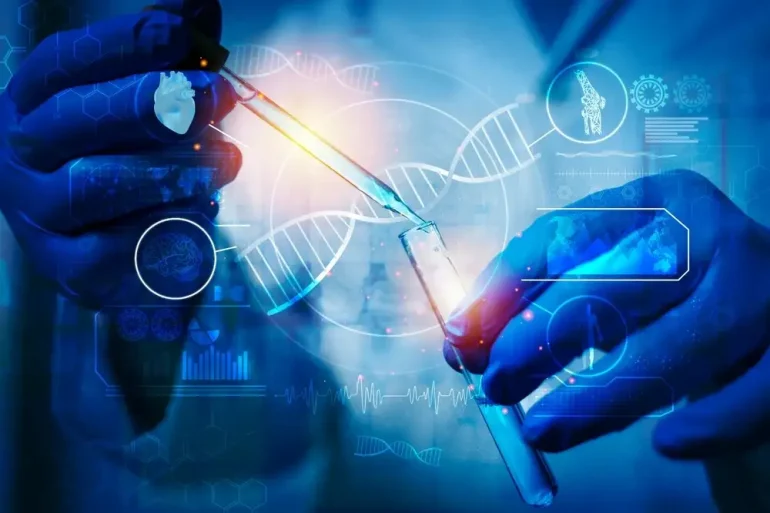 Equipo especializado de Biodist en un laboratorio de biología molecular de última generación